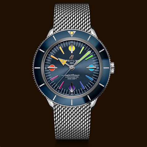 breitling superocean rainbow|breitling superocean watch price.